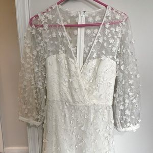 Bcbgmaxazria white dress